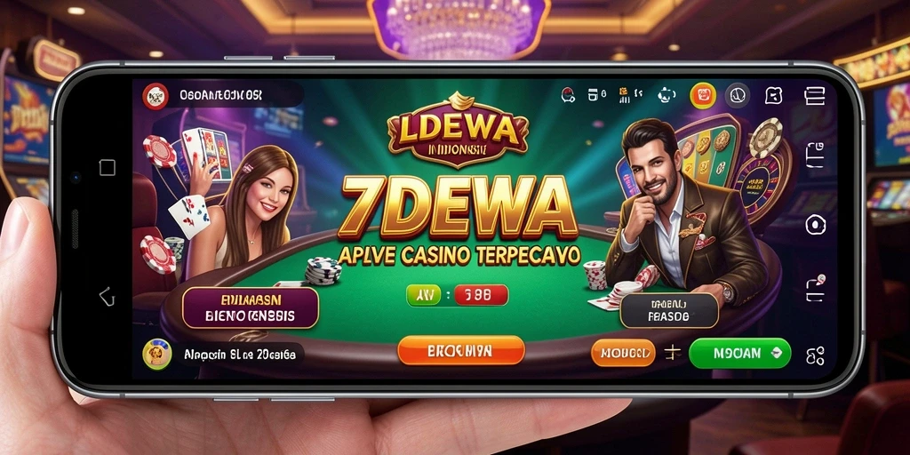 Tampilan menarik dari gameplay Live Casino di 7DEWA.
