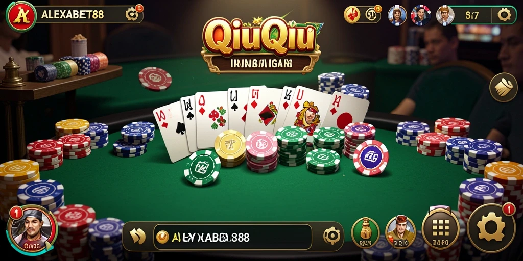 Gameplay menegangkan di ALEXABET88 QiuQiu.