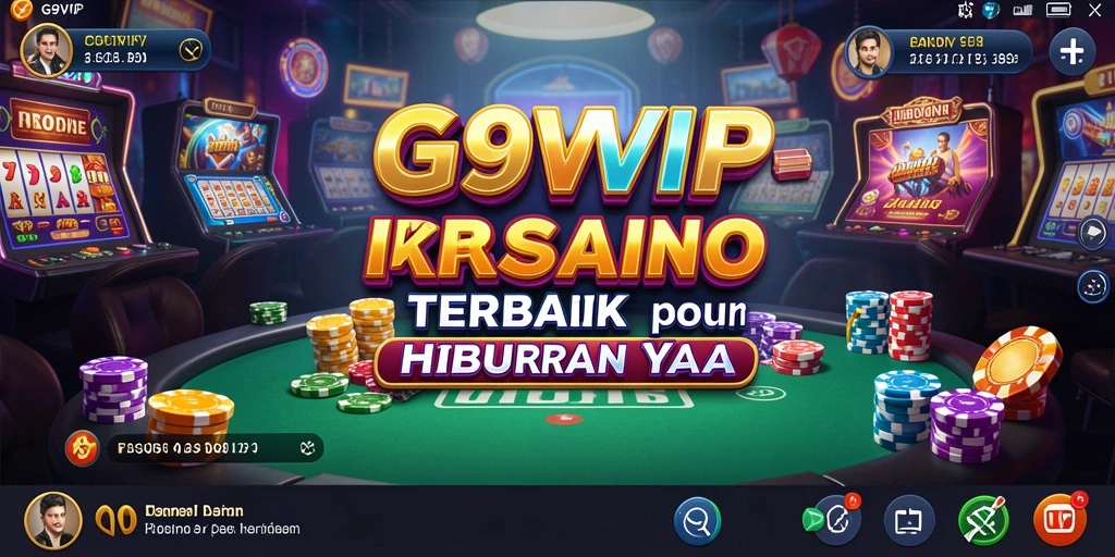 Screenshot utama G9VIP menunjukkan gameplay seru dan menarik dari permainan Kasino.
