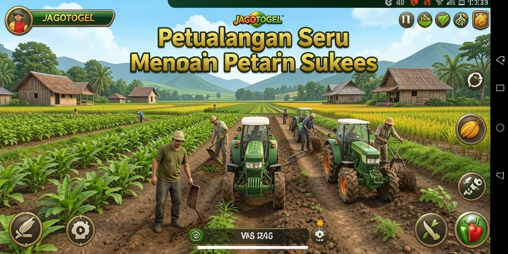 Gameplay menarik dari JAGOTOGEL yang menampilkan aktivitas bertani.
