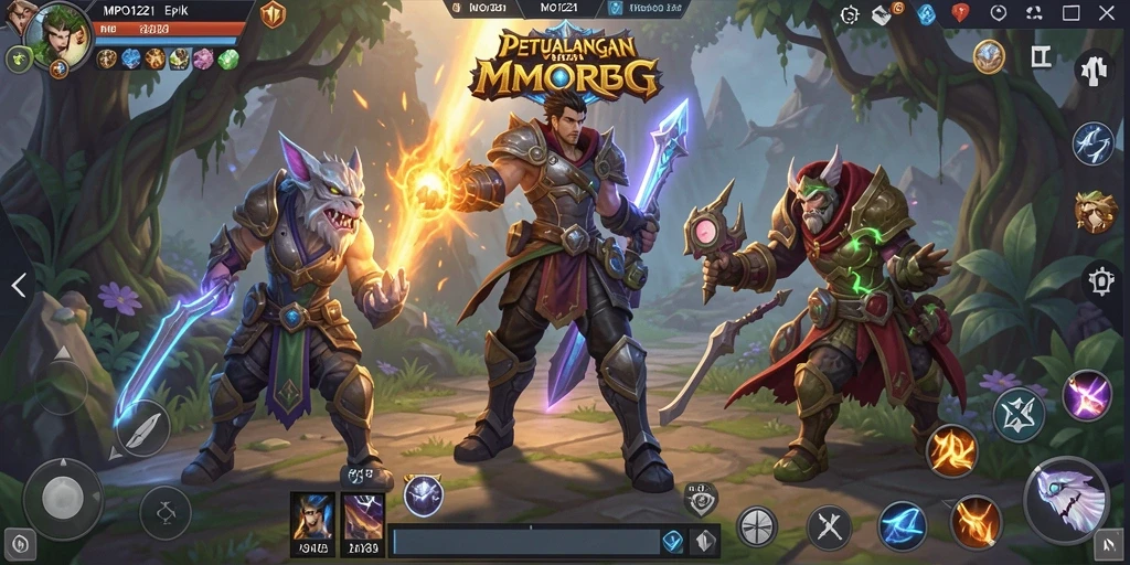 Tampilan gameplay epik MPO1221 dengan grafis yang menakjubkan.