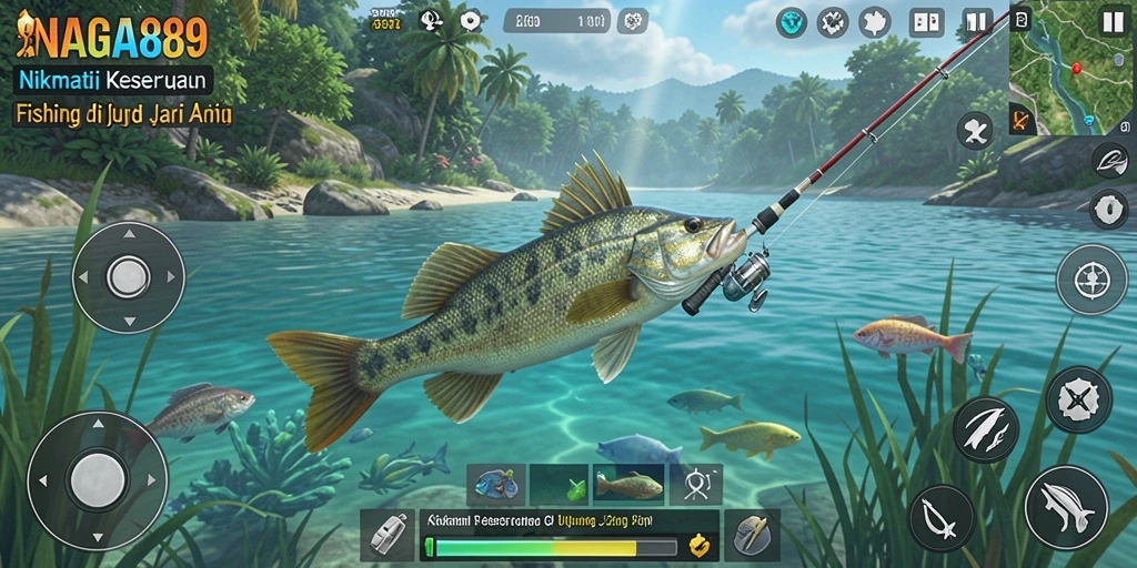 Gameplay seru NAGA889 dengan memancing yang mendebarkan.