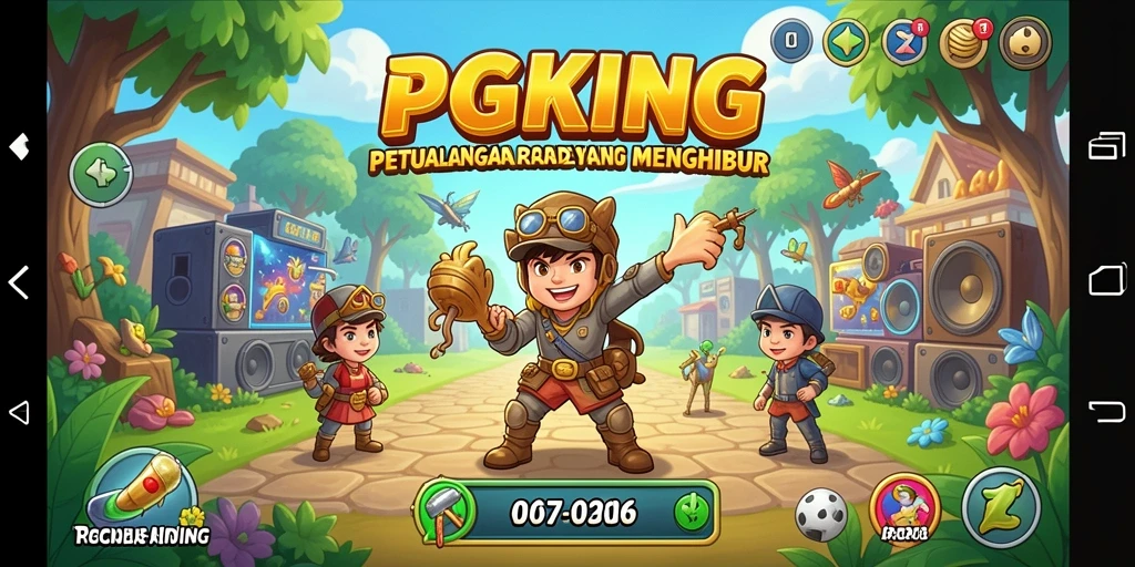 Tampilan gameplay menarik dan penuh tantangan di PGKING.