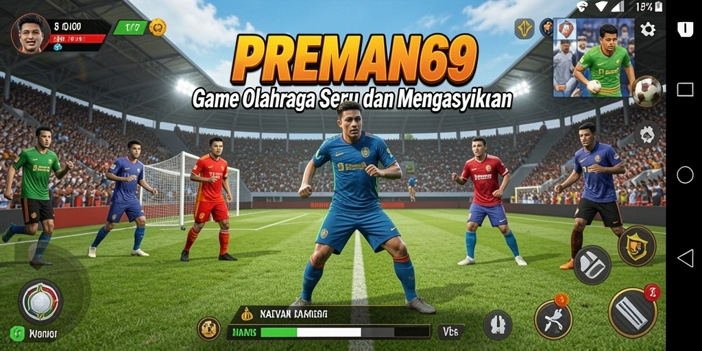 Gameplay seru dari PREMAN69 dengan aksi olahraga yang mendebarkan.