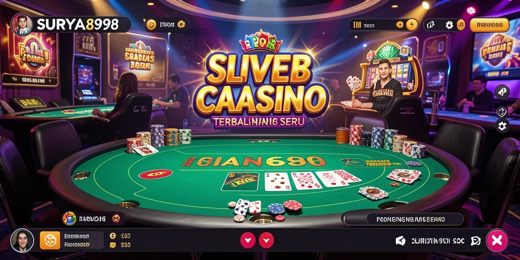 Gameplay seru di aplikasi Live Casino SURYA898.